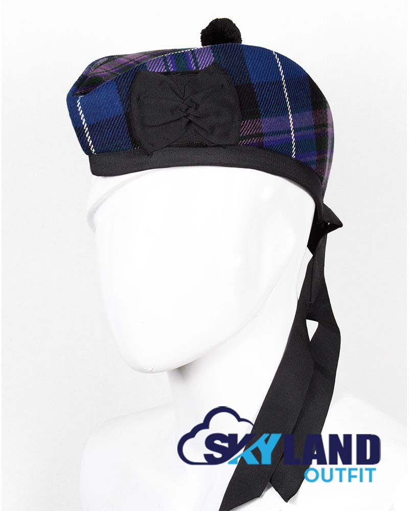 Pride of Scotland Tartan Glengarry Hat Traditional Scottish Cap image 0