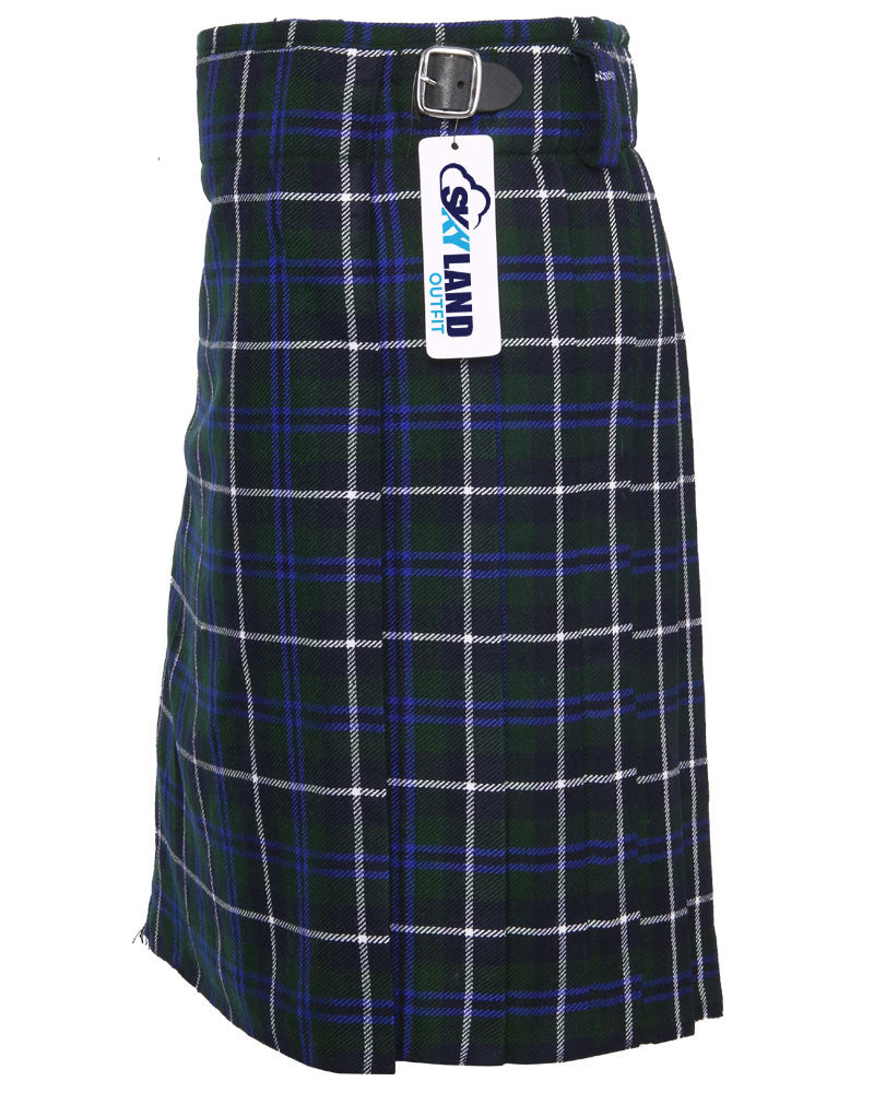 Douglas Blue Tartan 5 Yard Casual & Party Wear Scottish Kilt