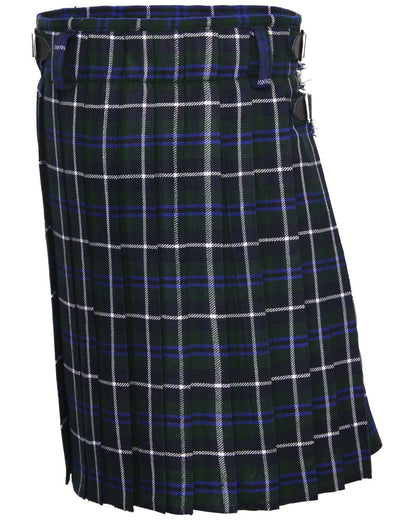 Douglas Blue Tartan 5 Yard Casual & Party Wear Scottish Kilt