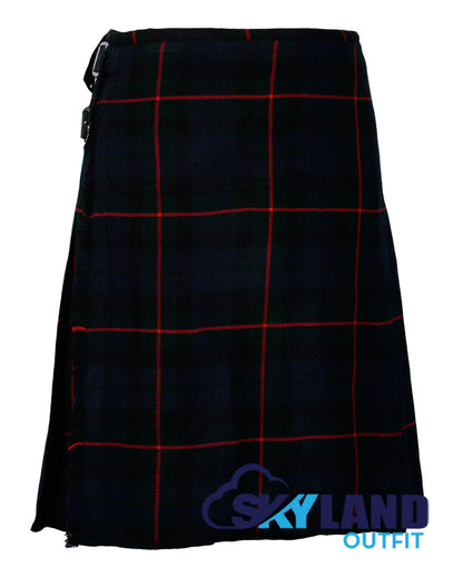 Gunn Tartan 8 Yard Kilt for Men Traditional Scottish Kilt image 0