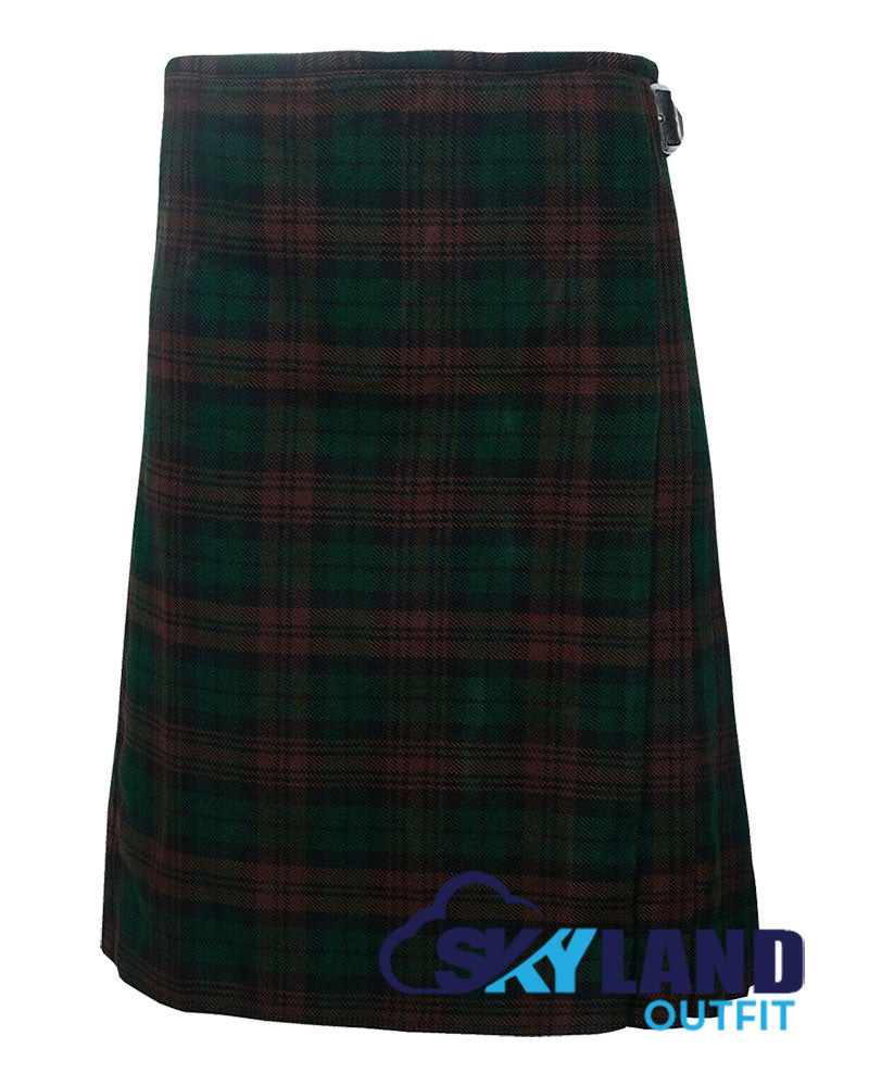 Brown Watch 8 Yard Kilt for Men Traditional Scottish Tartan Kilt image 0