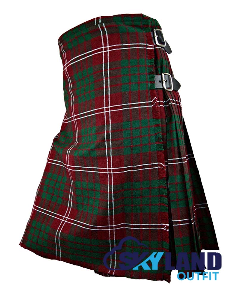Crawford Tartan 8 Yard Kilt for Men Traditional Scottish Kilt image 1