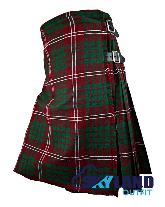 Crawford Tartan 8 Yard Kilt for Men Traditional Scottish Kilt image 1
