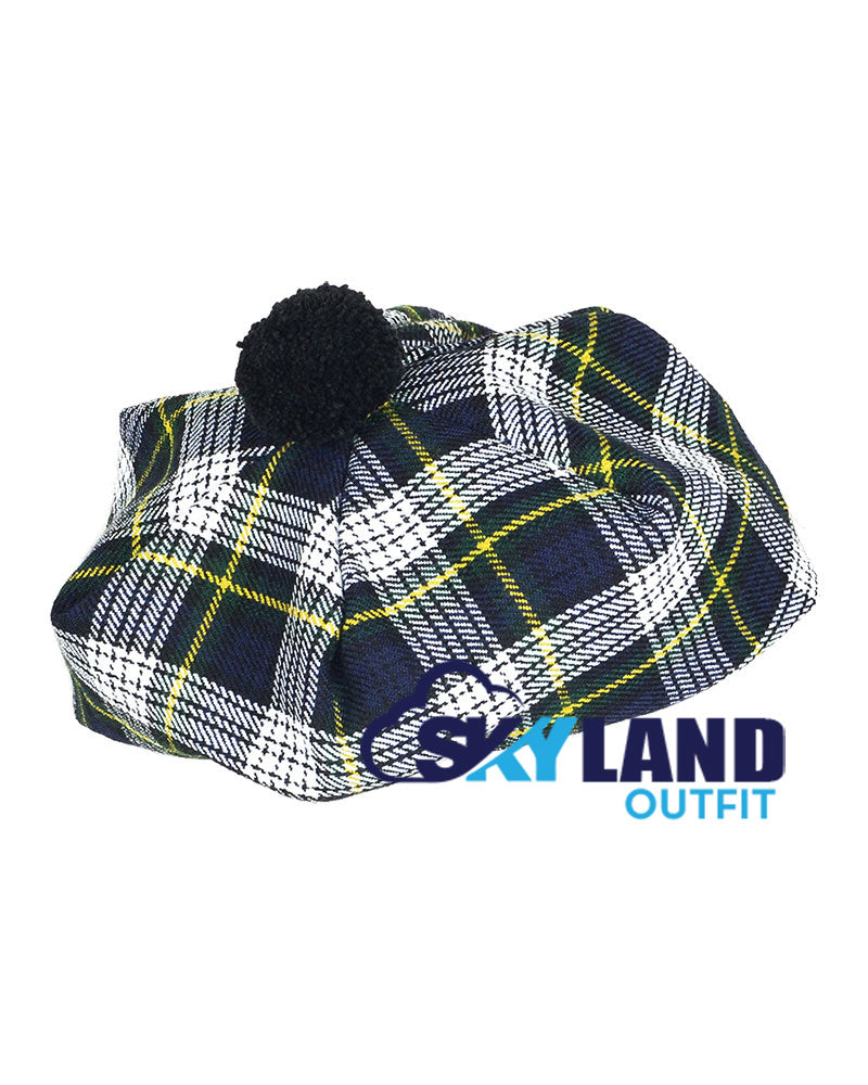 Dress Gordon Tartan Tam o' Shanter Scottish Flat Bonnet image 2