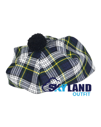 Dress Gordon Tartan Tam o' Shanter Scottish Flat Bonnet image 2