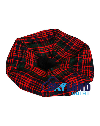 MacDonald Tartan Tam o' Shanter Scottish Flat Bonnet image 2