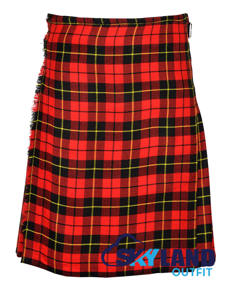 Wallace Tartan 8 Yard Kilt for Men Traditional Scottish Kilt image 0