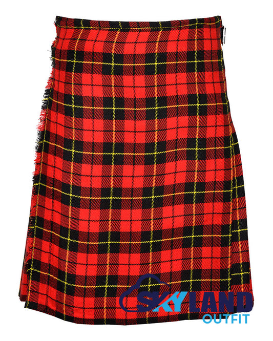 Wallace Tartan 8 Yard Kilt for Men Traditional Scottish Kilt image 0