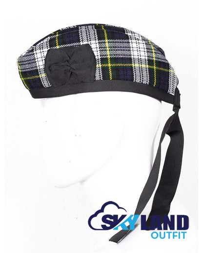 Dress Gordon Tartan Glengarry Hat Traditional Scottish Cap image 1