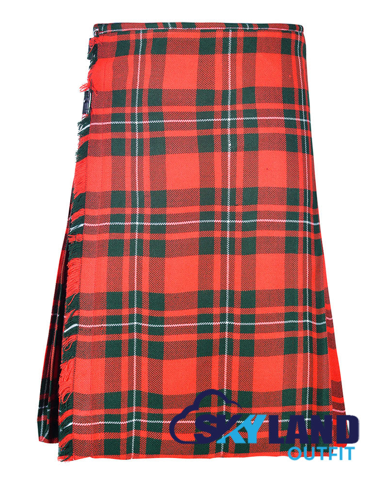 MacGregor Tartan 8 Yard Kilt for Men Traditional Scottish Kilt image 0