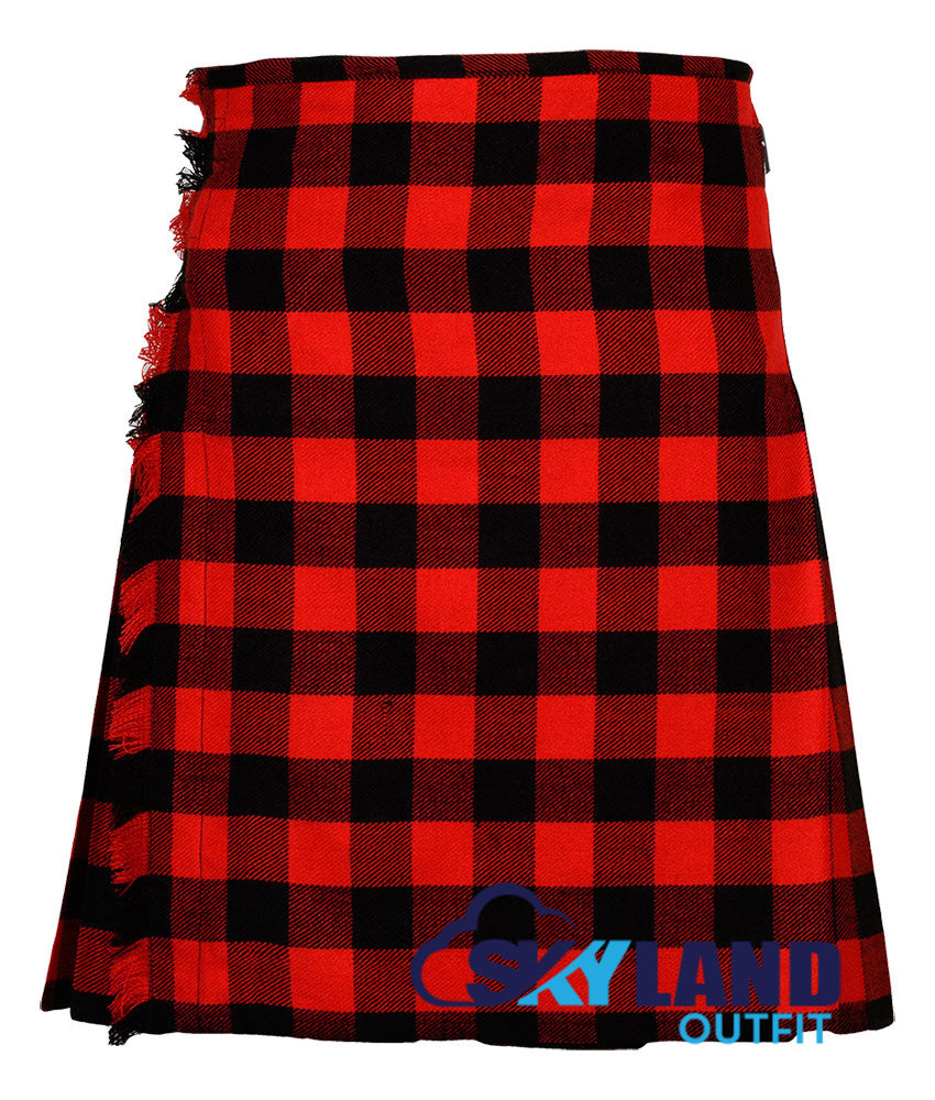 MacGregor Rob Roy Tartan 8 Yard Kilt Traditional Scottish Kilt image 0