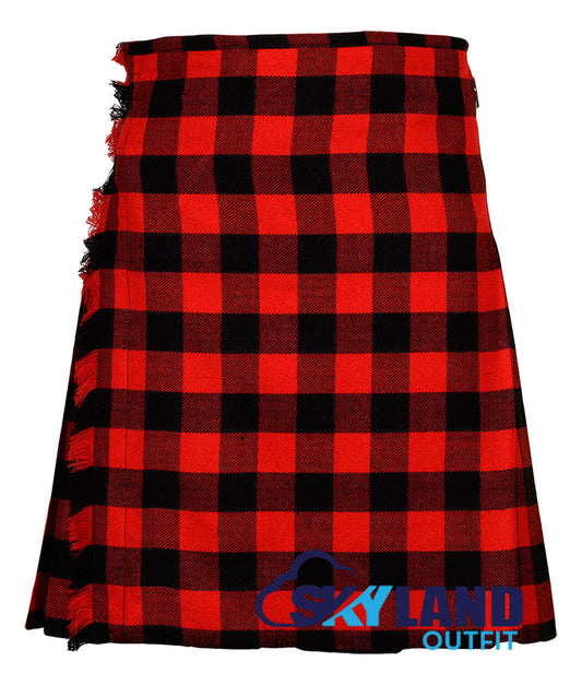 MacGregor Rob Roy Tartan 8 Yard Kilt Traditional Scottish Kilt image 0