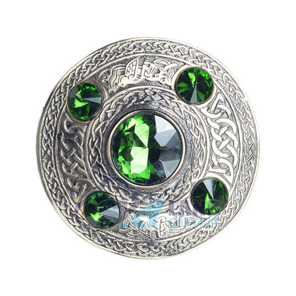 Hunting Stewart Tartan Kilt Fly Plaid with Free Brooch image 1