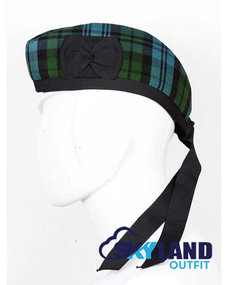 Campbell Ancient Tartan Glengarry Hat Traditional Scottish Cap image 1