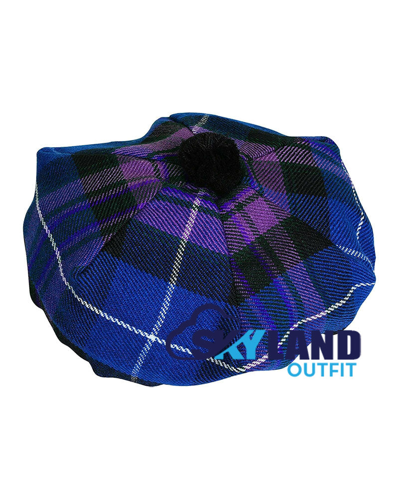 Pride of Scotland Tartan Tam o' Shanter Scottish Flat Bonnet image 1
