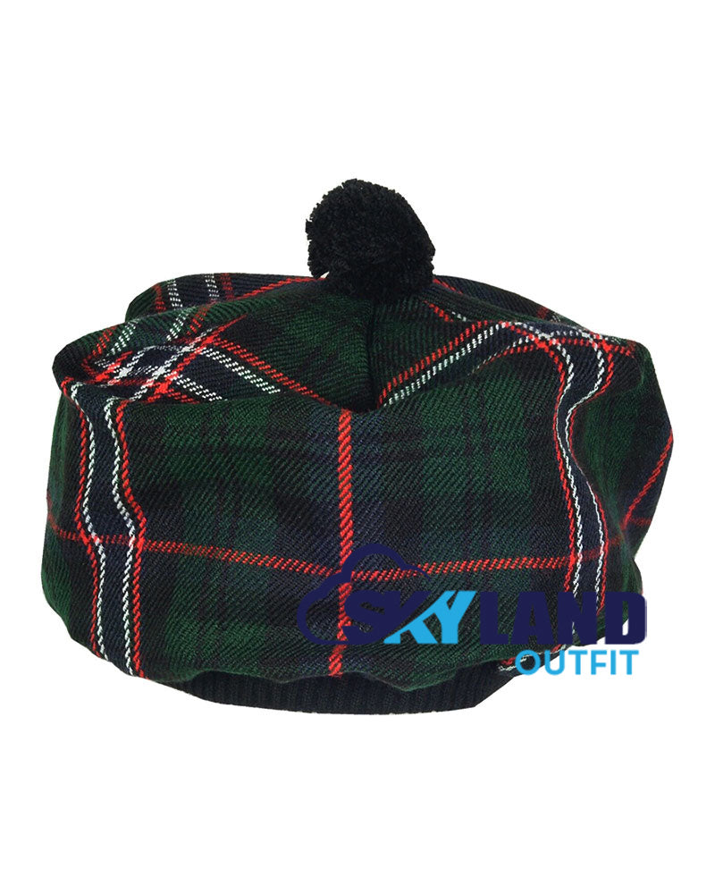 Scottish National Tartan Tam o' Shanter Traditional Flat Bonnet image 0