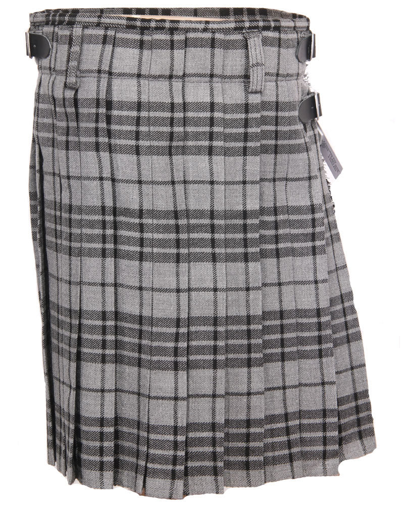 Grey Watch Tartan 5 Yard Casual & Party Wear Scottish Kilt