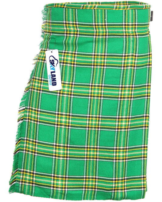 Irish Heritage Tartan 5 Yard Casual & Party Wear Scottish Kilt