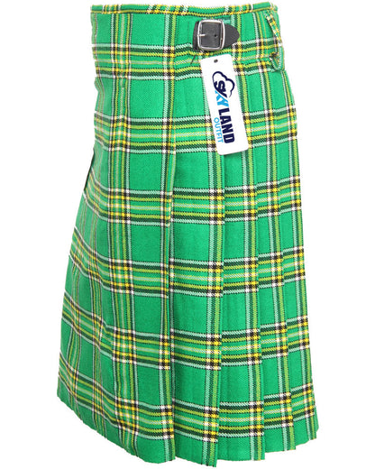 Irish Heritage Tartan 5 Yard Casual & Party Wear Scottish Kilt