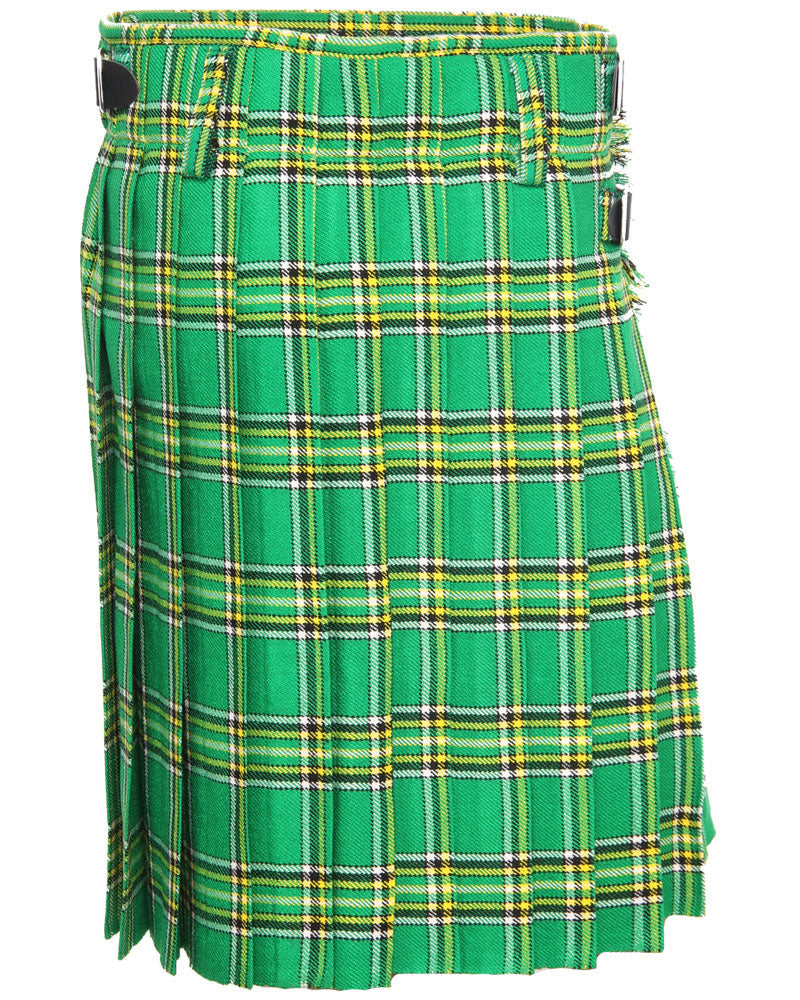 Irish Heritage Tartan 5 Yard Casual & Party Wear Scottish Kilt