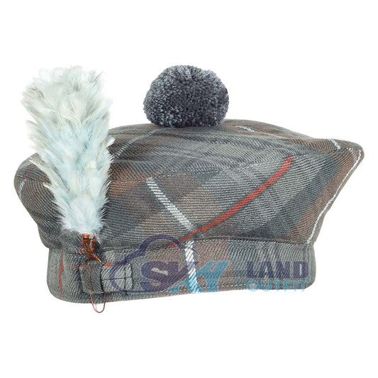 Mackenzie Weathered Tartan Balmoral Hat – Scottish Highlander Cap