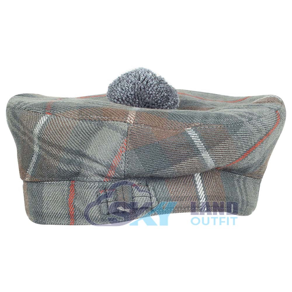 Mackenzie Weathered Tartan Balmoral Hat – Scottish Highlander Cap