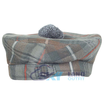 Mackenzie Weathered Tartan Balmoral Hat – Scottish Highlander Cap
