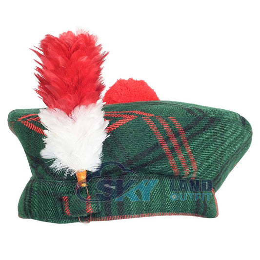 Ross Hunting Tartan Balmoral Hat – Scottish Highlander Kilt Cap
