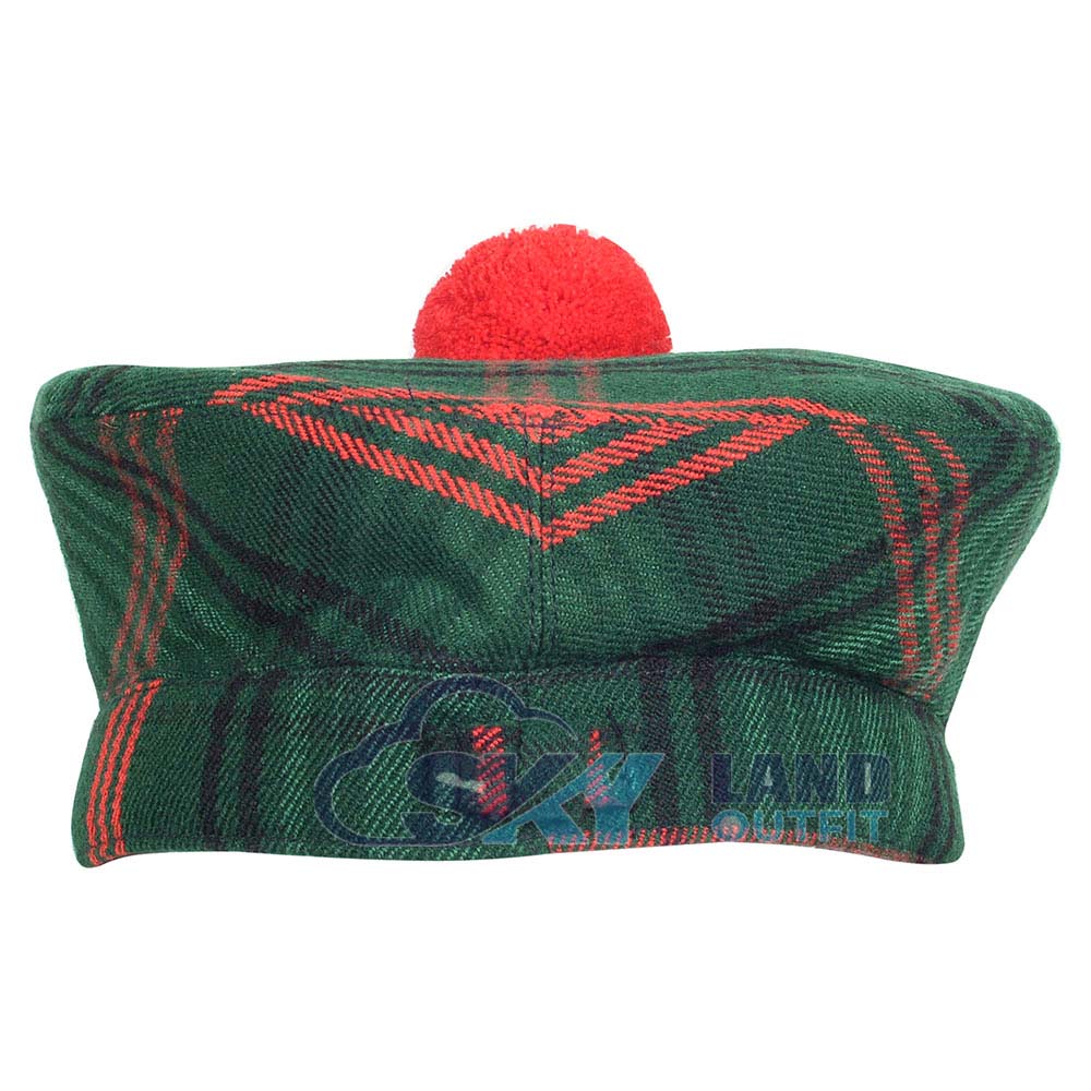 Ross Hunting Tartan Balmoral Hat – Scottish Highlander Kilt Cap