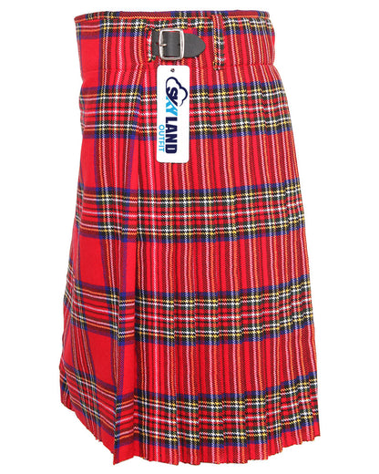 Royal Stewart Tartan 5 Yard Casual & Party Wear Scottish Kilt