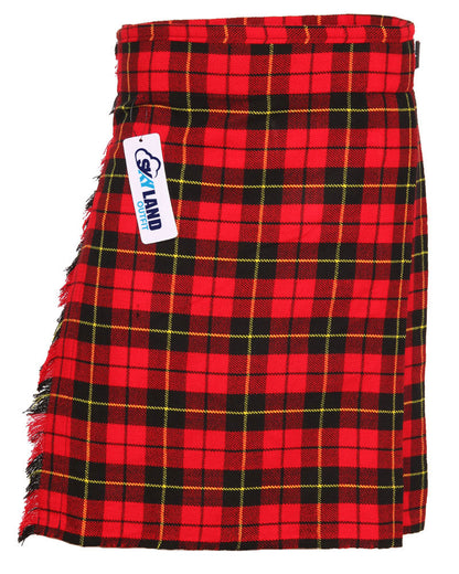 Wallace Tartan 5 Yard Casual & Party Wear Scottish Kilt