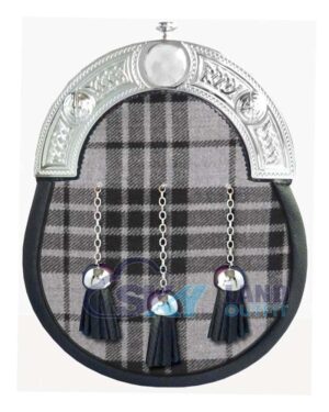 Gray Watch Tartan Sporran with Silver Cantle.jpg