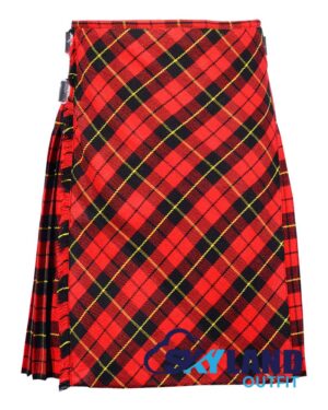 Wallace Tartan Bespoke Kilt Front