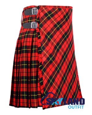 Wallace Tartan Bespoke Kilt Side