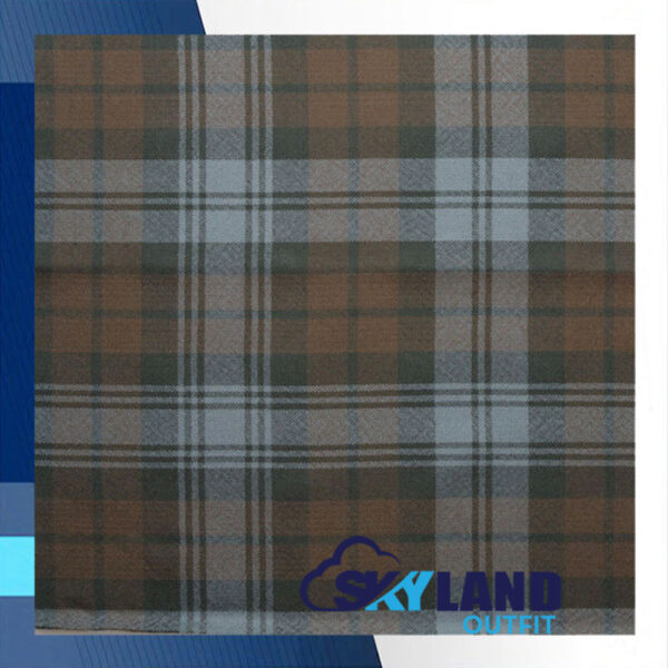 Black Watch Weathered Tartan Fabric By the Yard