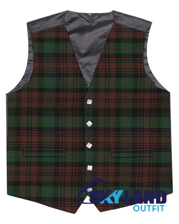 Brown Watch Tartan Waistcoat