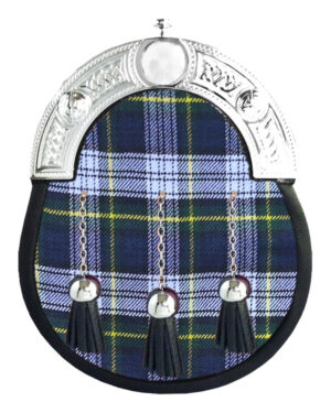 Dress Gordon Tartan Sporran Scottish Full Dress Leather Sporran