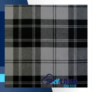 Hamilton Grey Tartan Fabric By the Yard