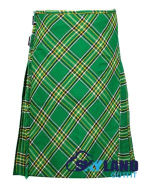 Irish Heritage Tartan Kilt Traditional 8-Yard Kilt with Bias Cut
