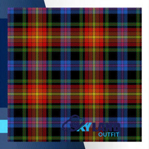 LGBTQ Pride Tartan Fabric By the Yard