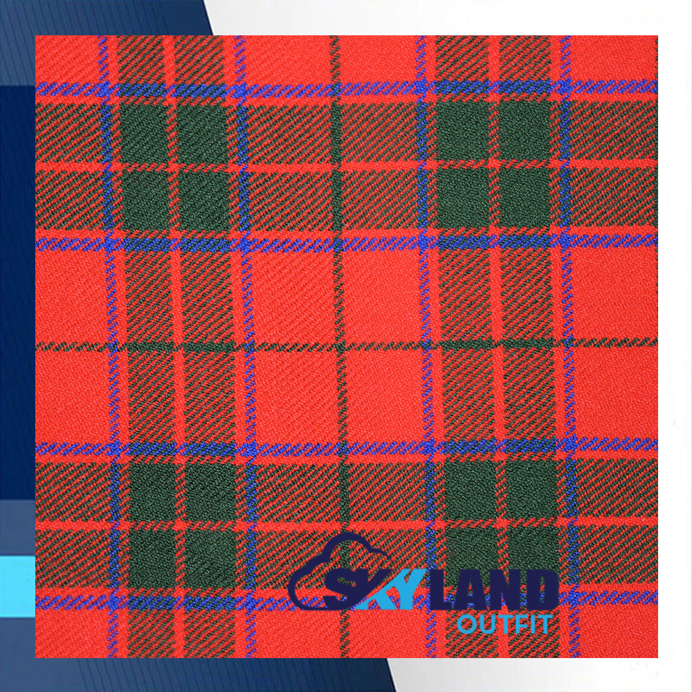 Scottish Rose Tartan Fabric By the Yard