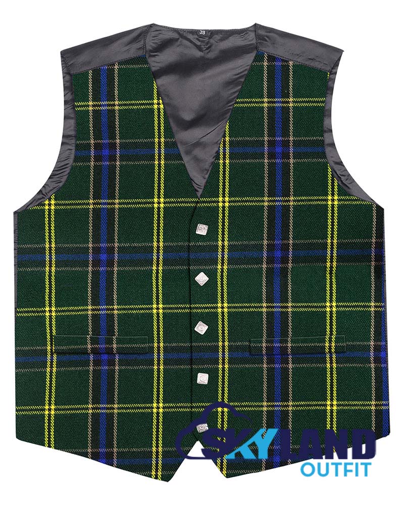 US Army Tartan Waistcoat