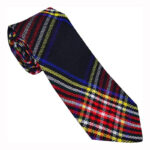 Black Stewart Tartan NeckTie