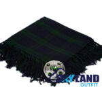 Black Watch Tartan Kilt Fly Plaid