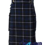 Douglas Blue Tartan Utility Kilt