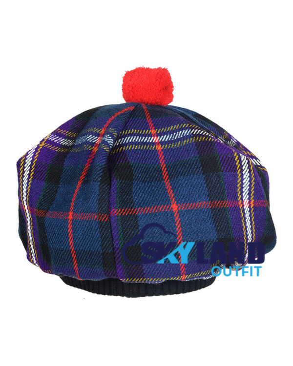 Tammy Hat Flat Bonnet Masonic Tartan