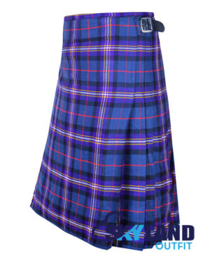 Masonic Tartan 8 Yard Kilt for Men Traditional Scottish Kilt - Image 3