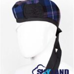Pride of Scotland Tartan Glengarry Hat Traditional Scottish Cap