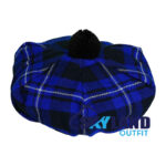 Tammy Hat Flat Bonnet Ramsey Blue Tartan