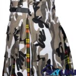 Hybrid Utility Kilts – Camouflage & Buchanan Tartan Kilt
